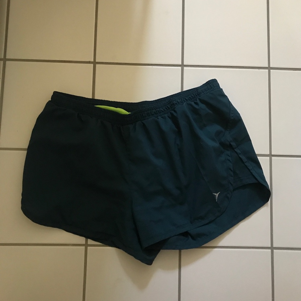 Green/Turquoise old navy active shorts